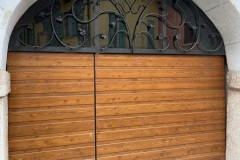 Lavorazione porta garage